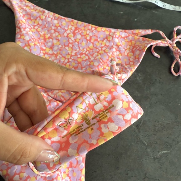Kulani Kinis Pink and Yellow Floral Bikini - Picture 7 of 7